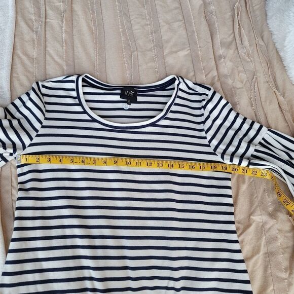 W5 Striped Ruffle Sleeve Top - Picture 5 of 6